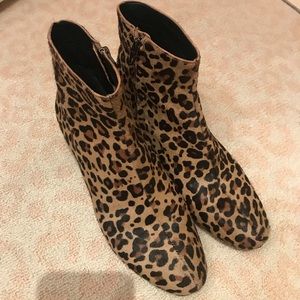 Cheetah ankle booties